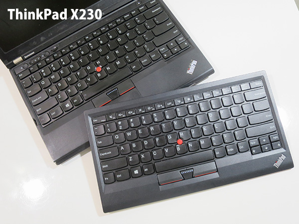 Thinkpad X230 と thinkpad ブルートゥースワイヤレスキーボード